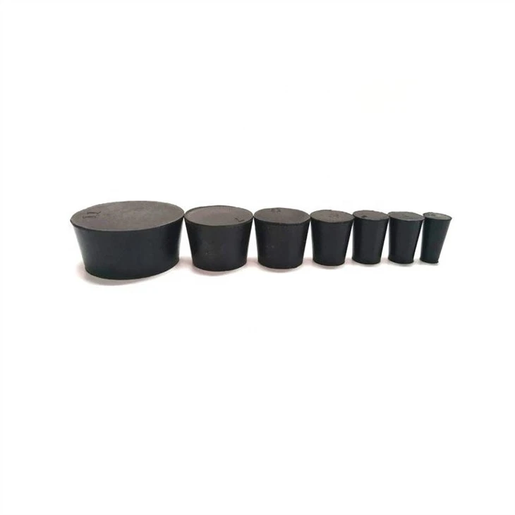 solid rubber stoppers